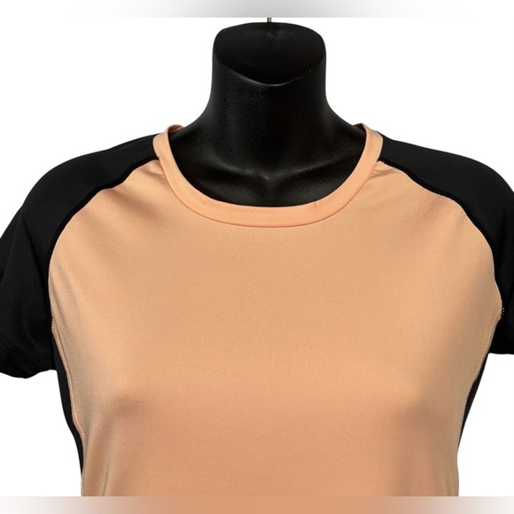 Studio 530, Women's Sports T-Shirt, Small, Peach & Black 🏃‍♀️‍➡️ - Picture 3 of 9